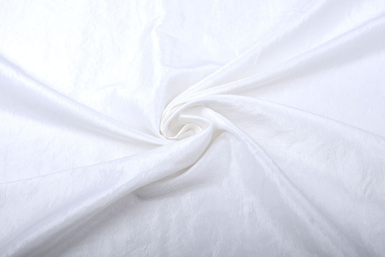 Effetto Stropicciato Taffetà Bianco Effetto Stropicciato Taffetà Bianco