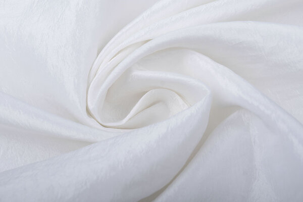 Crinkle Taft White