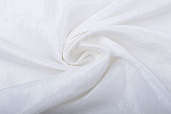Crinkle Taft White
