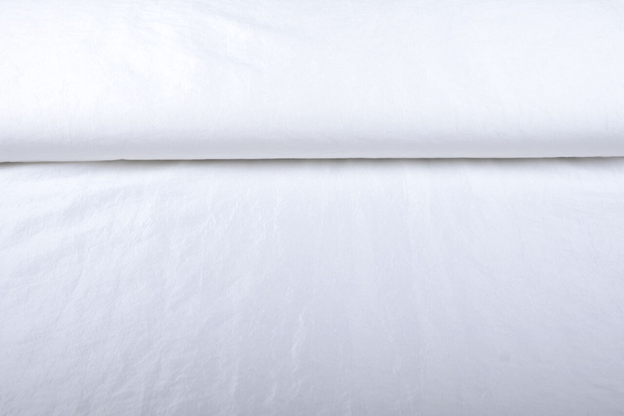 Crinkle Taft White