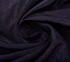 Crinkle Taft Donker aubergine