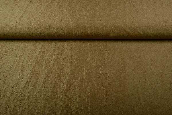 Crinkle TaftStoff Dunkel gold Crinkle TaftStoff Dunkel gold