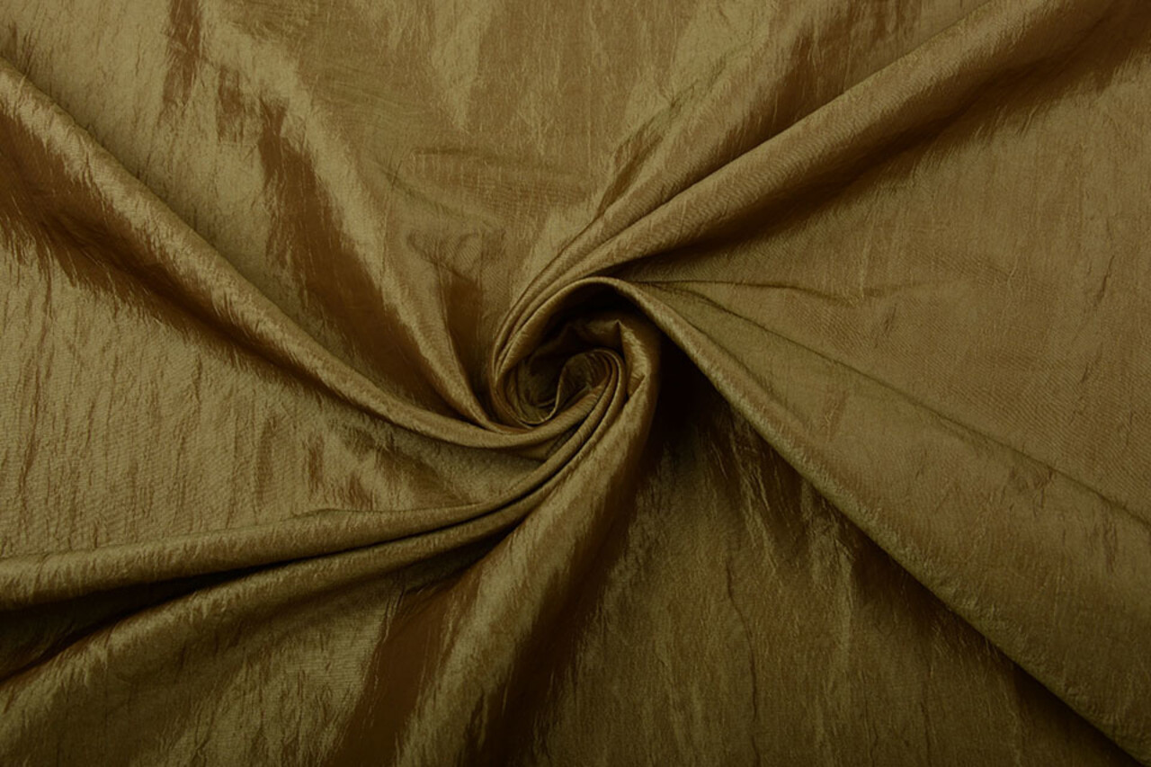 Crinkle Taft Dark gold