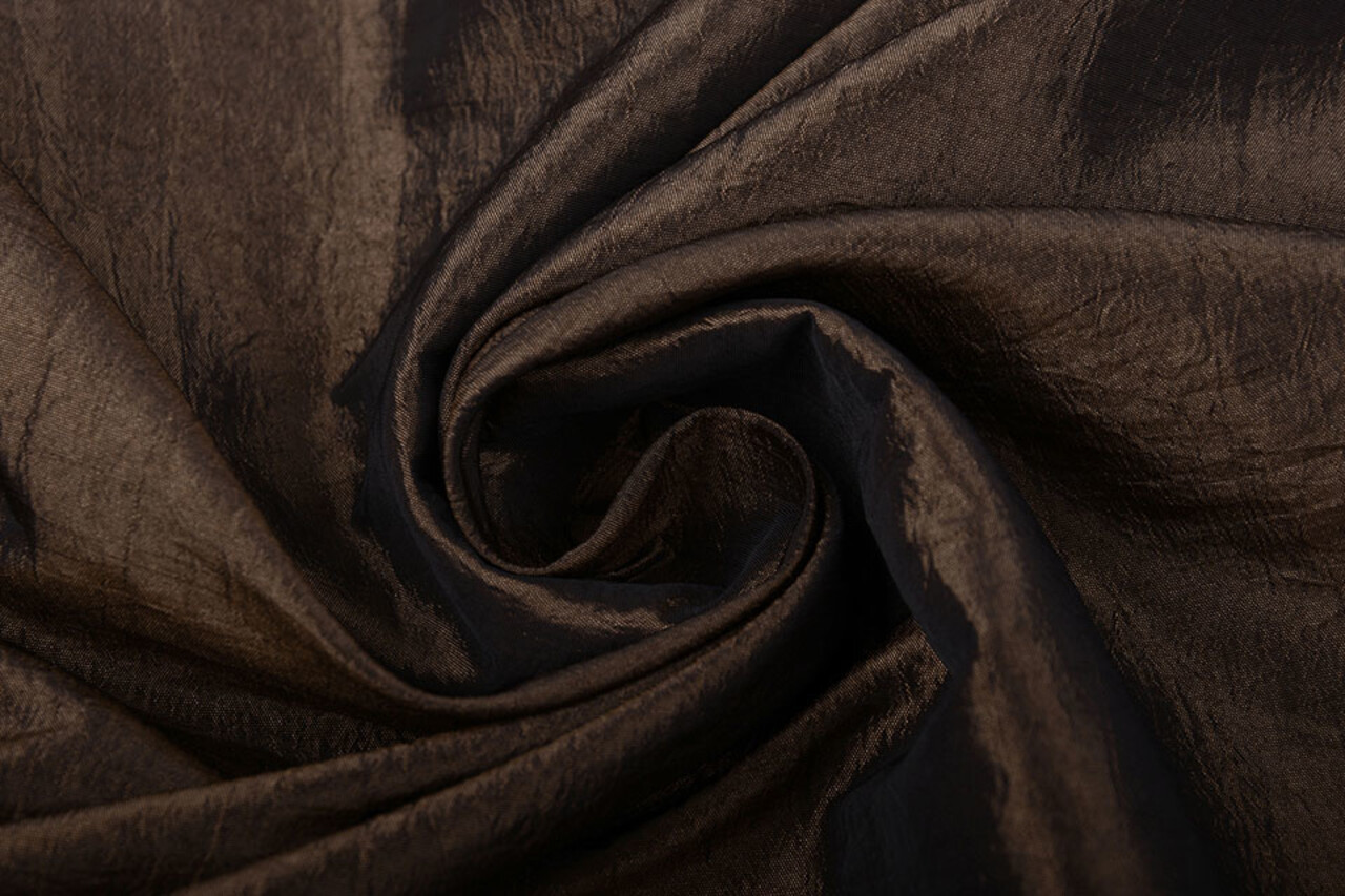 Crinkle TaftStoff Braun