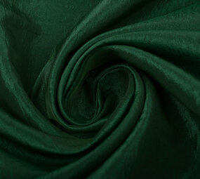 Crinkle TaftStoff Dunkel Grün