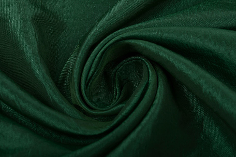 Crinkle Taft Donker groen