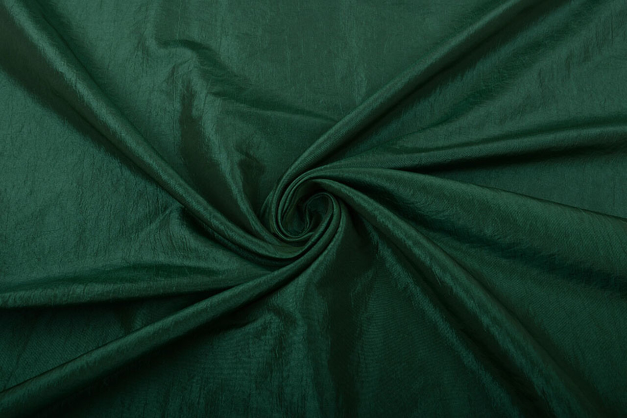 Crinkle Taft Donker groen Crinkle Taft Donker groen