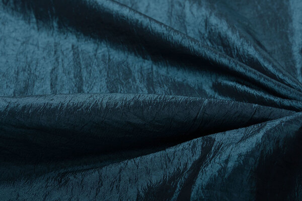 Crinkle Taft Petrol melange