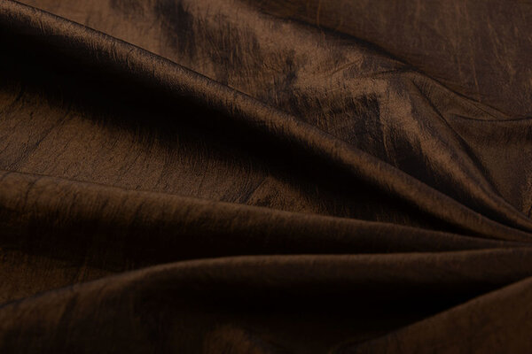 Crinkle Taft Mokka bruin