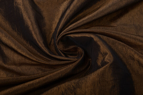 Crinkle Taft Mokka bruin