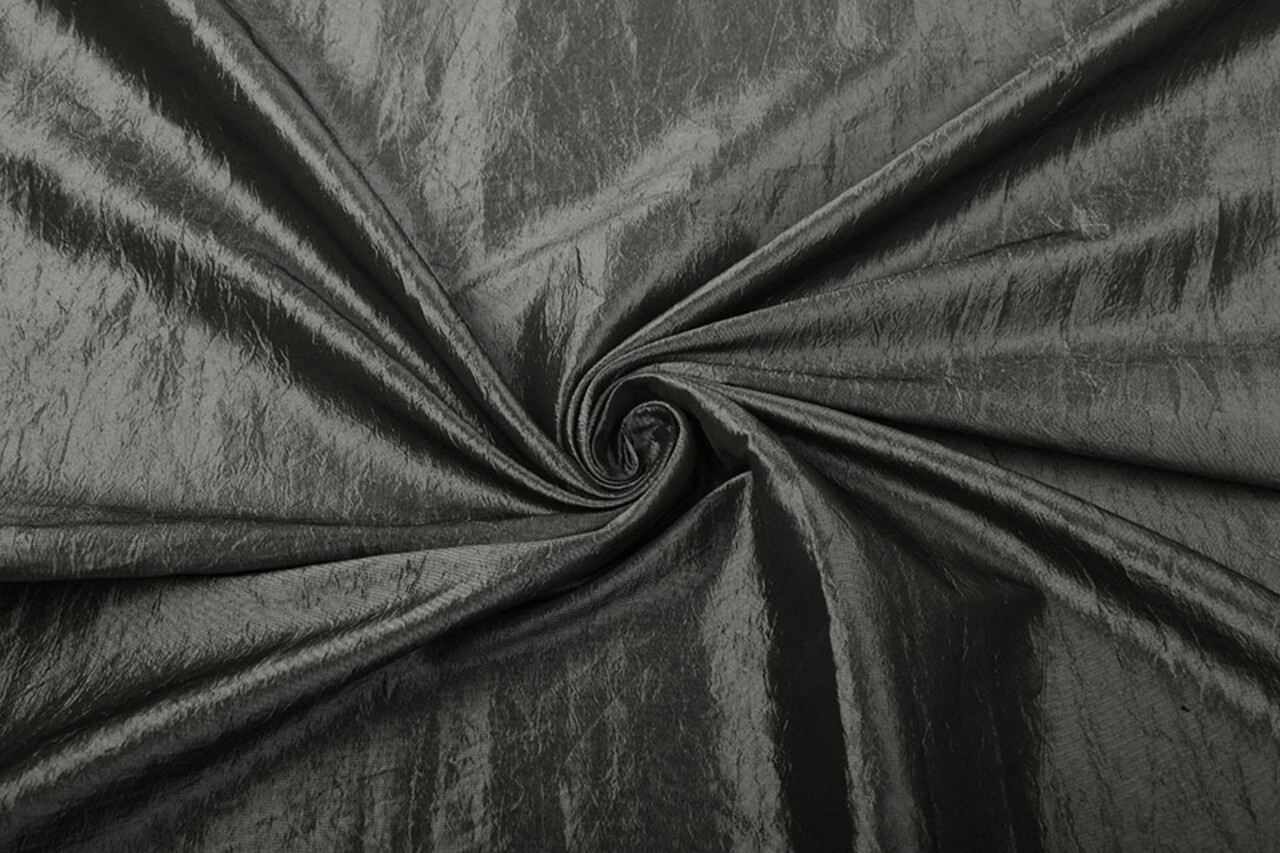 Crinkle TaftStoff Grau