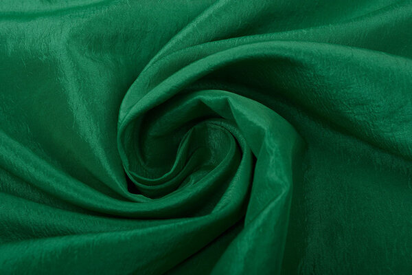 Crinkle TaftStoff GrasGrün