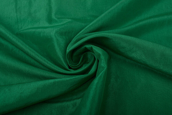 Crinkle TaftStoff GrasGrün