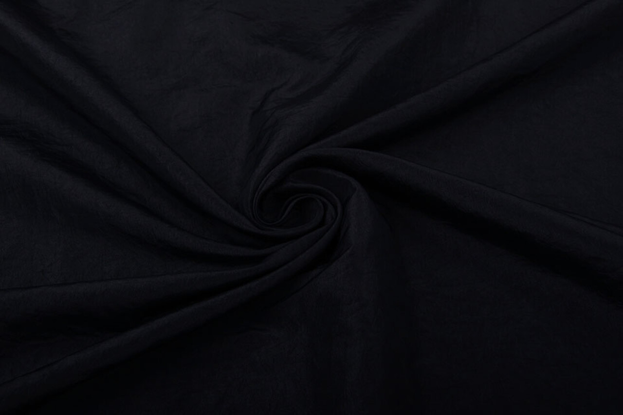 Crinkle TaftStoff Schwarz