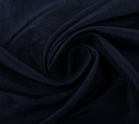 Effetto Stropicciato Taffetà Scuro Blu Navy