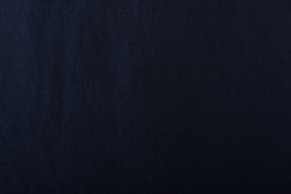 Effetto Stropicciato Taffetà Scuro Blu Navy