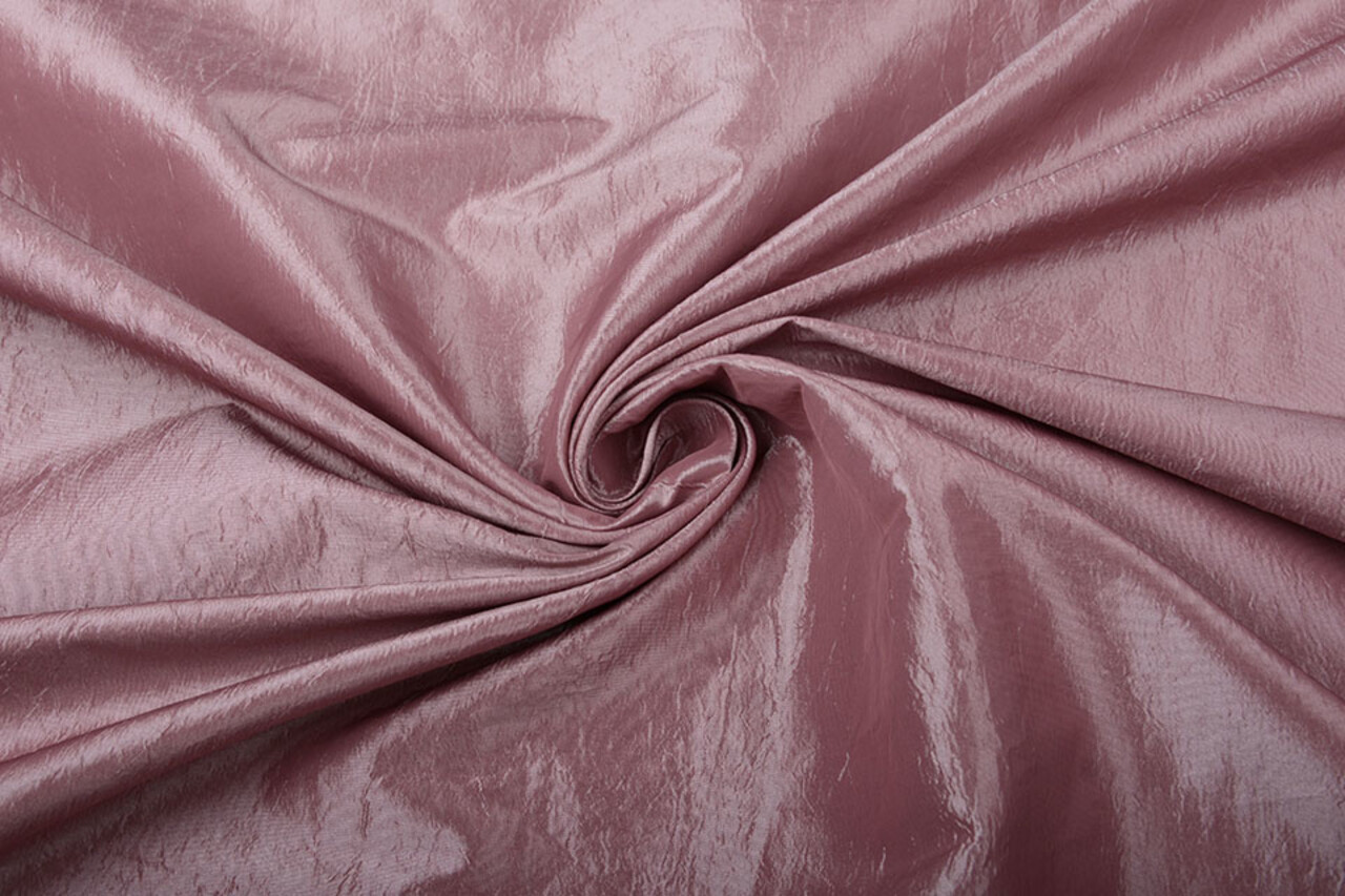 Arrugado Tafetán Rosa Empolvado Arrugado Tafetán Rosa Empolvado