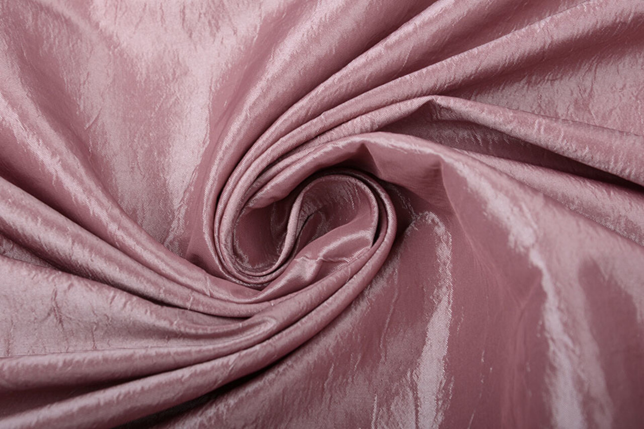 Crinkle TaftStoff Puderrosa