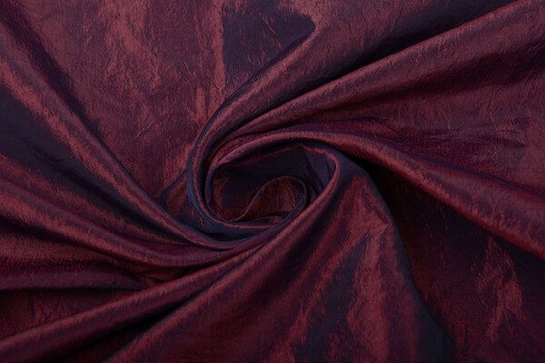 Crinkle TaftStoff Hell bordeaux Crinkle TaftStoff Hell bordeaux