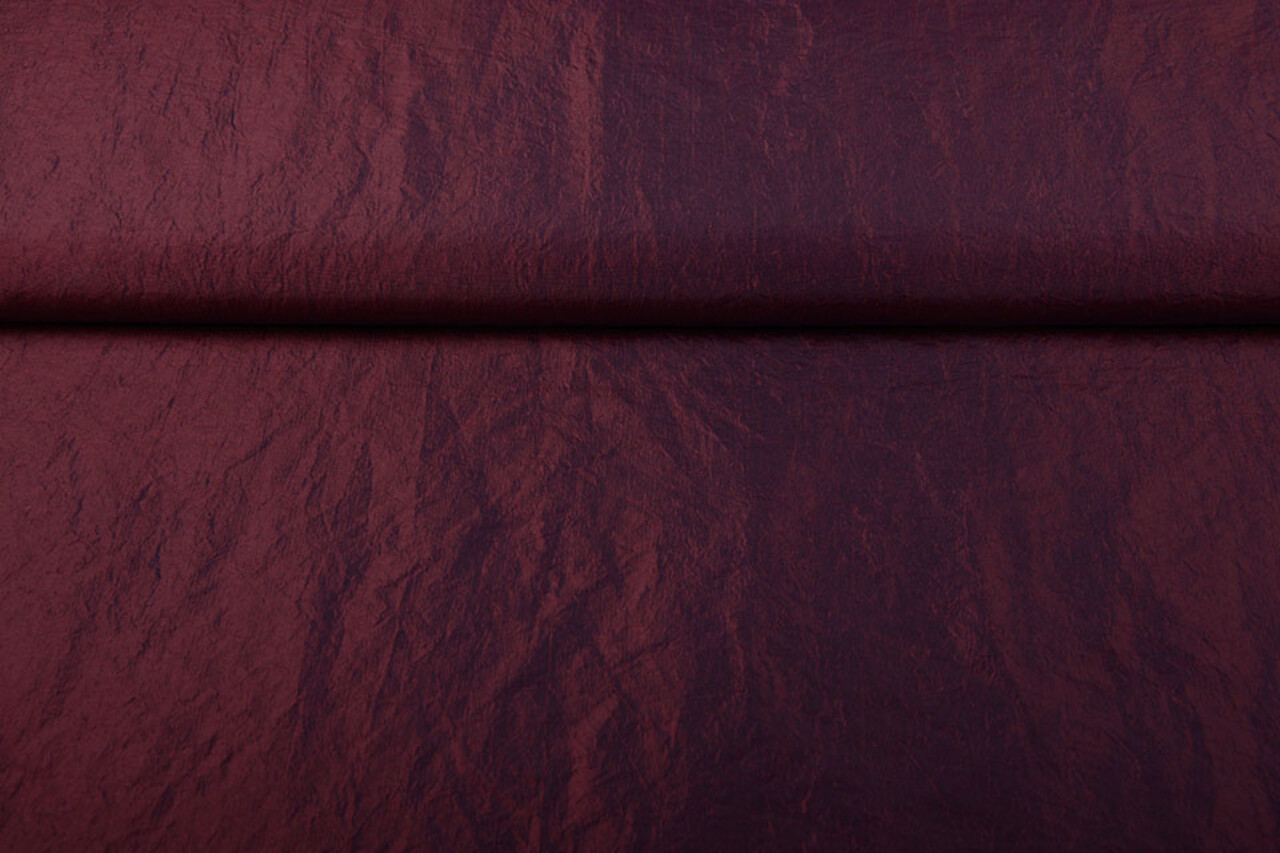 Crinkle TaftStoff Hell bordeaux Crinkle TaftStoff Hell bordeaux