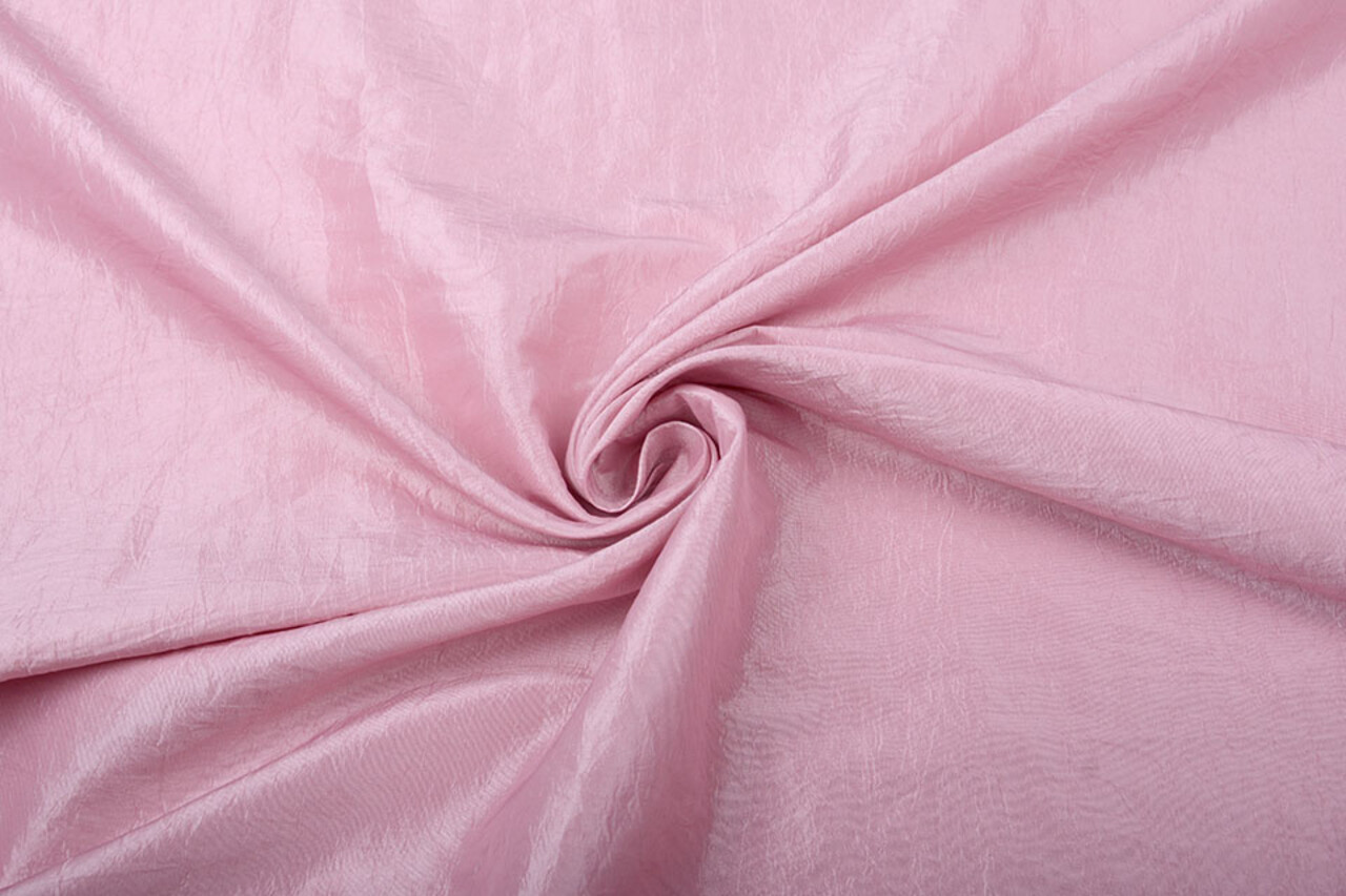 Crêpe Froissé Taffetas Rose Clair Crêpe Froissé Taffetas Rose Clair