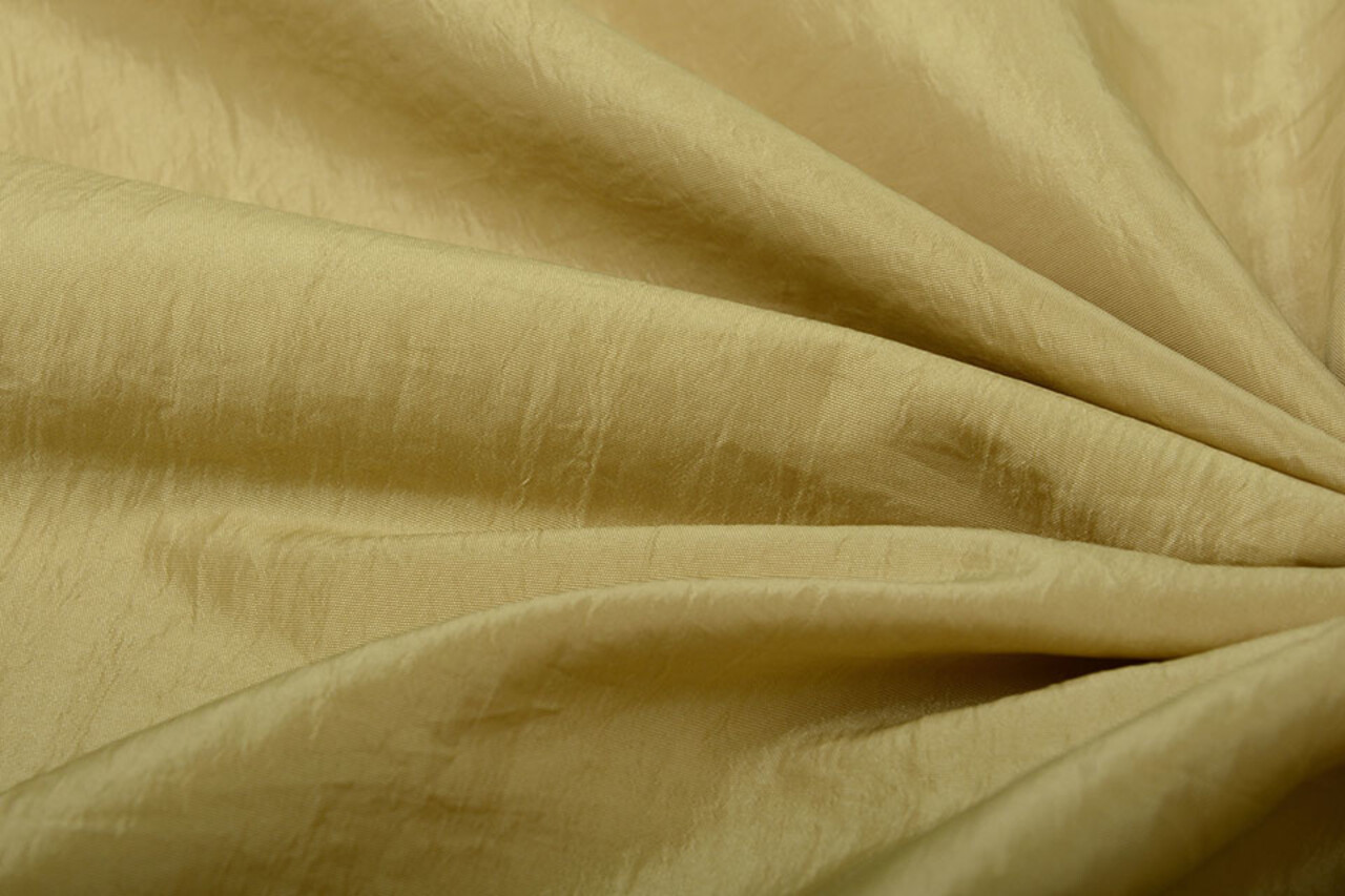 Crinkle TaftStoff gold