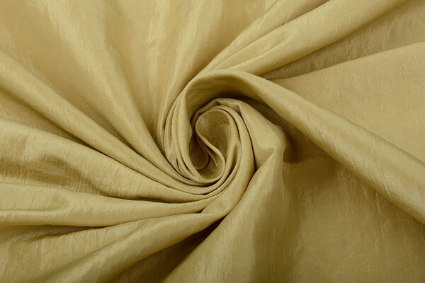 Crinkle TaftStoff gold