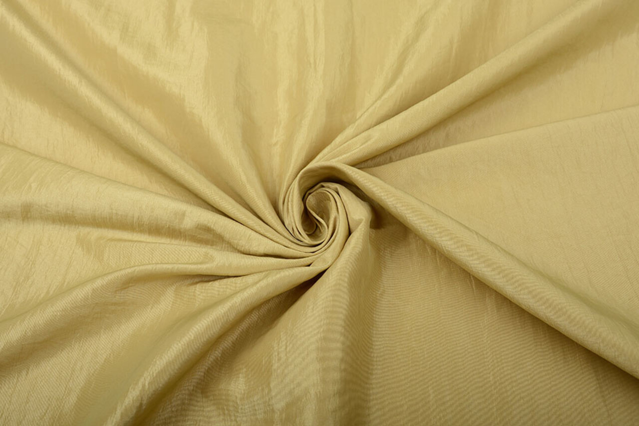 Crinkle TaftStoff gold
