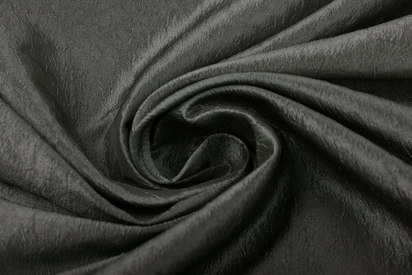 Crinkle TaftStoff Dunkel Taupe
