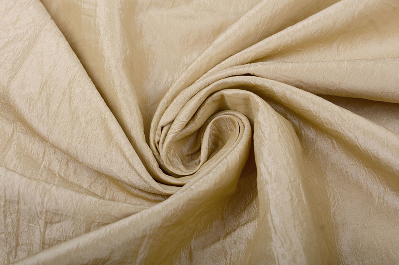 Crinkle Taft Dark champagne