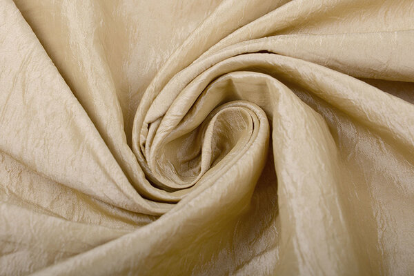 Crinkle TaftStoff Dunkel champagne Crinkle TaftStoff Dunkel champagne