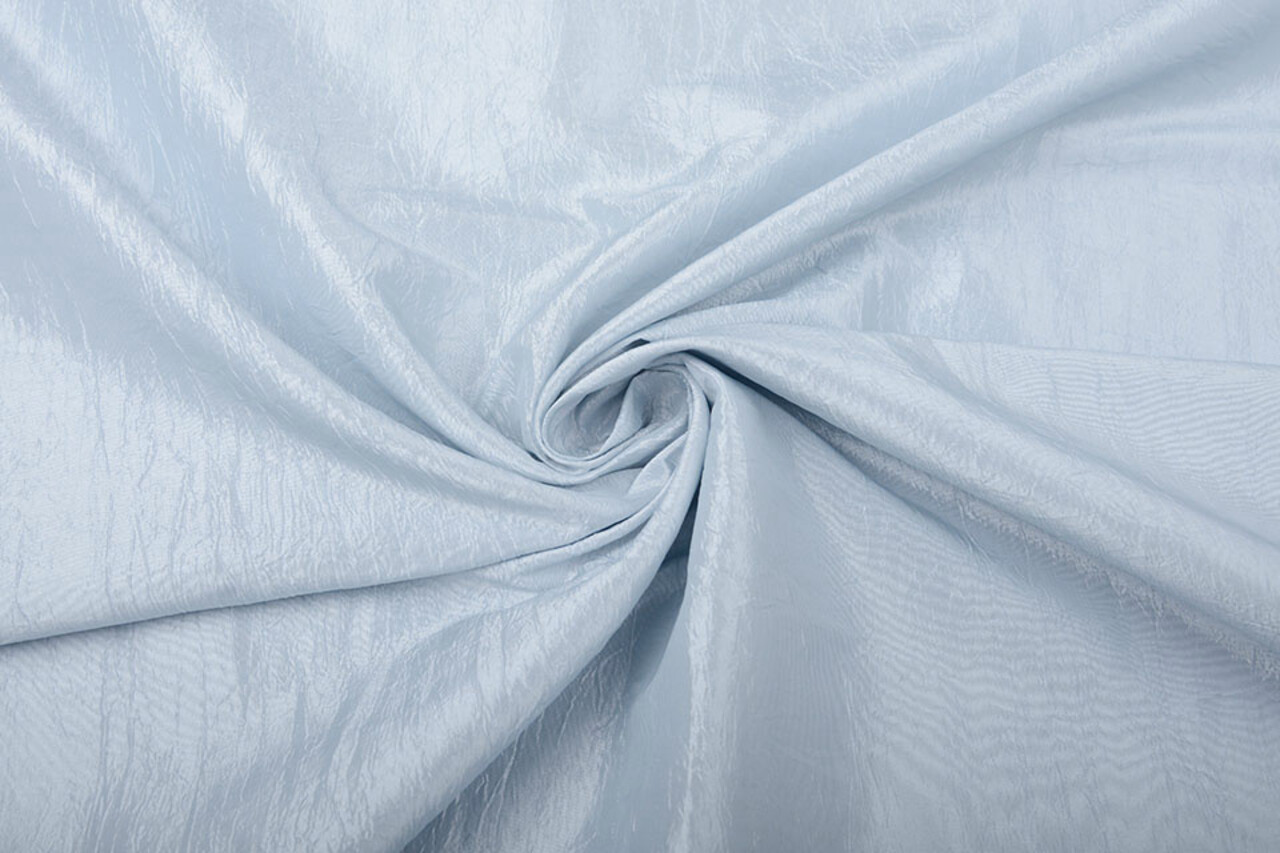 Crinkle TaftStoff Grau-Blau Crinkle TaftStoff Grau-Blau