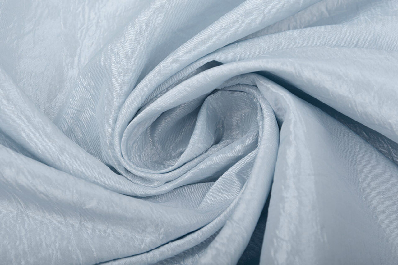 Arrugado Tafetán Gris-Azul