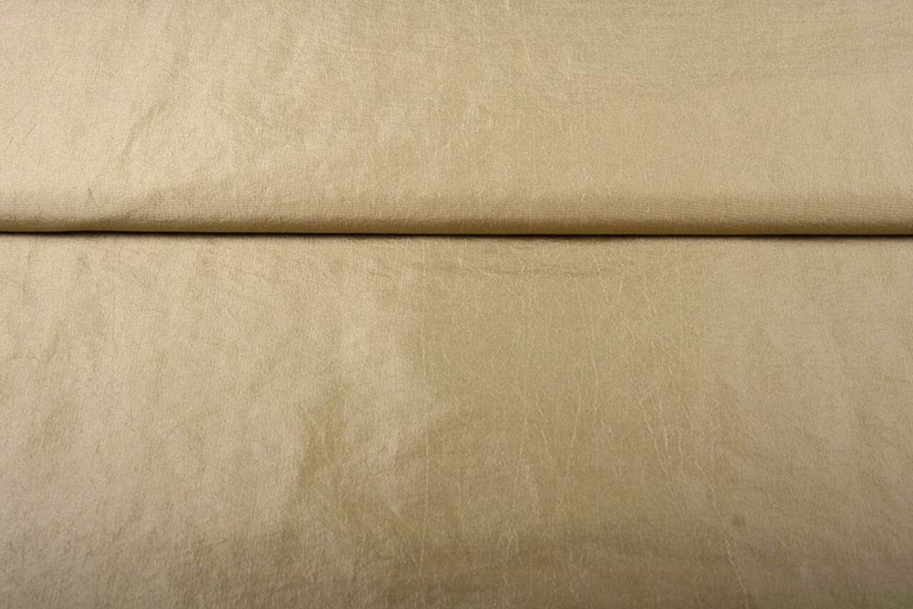 Effetto Stropicciato Taffetà Oro Chiaro Effetto Stropicciato Taffetà Oro Chiaro