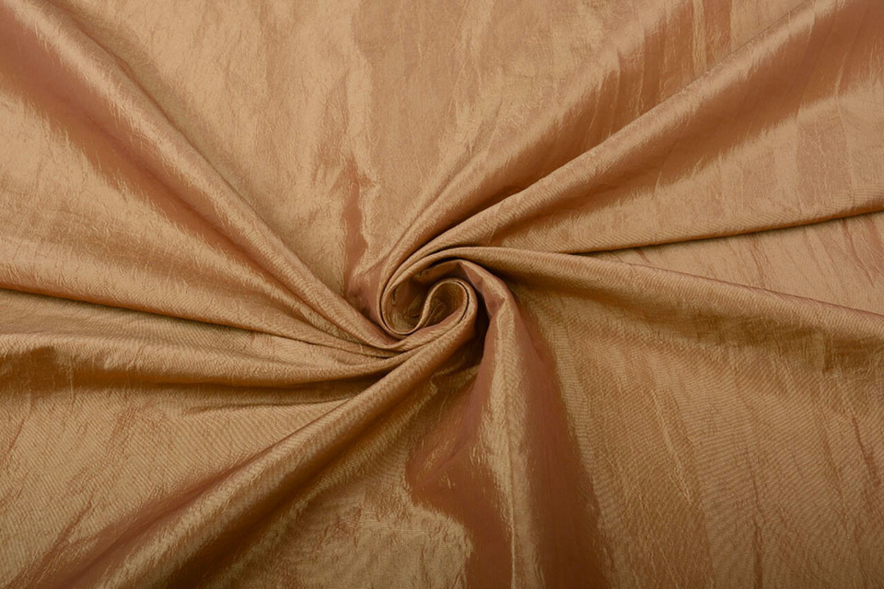 Crinkle Taft Oranje-goud