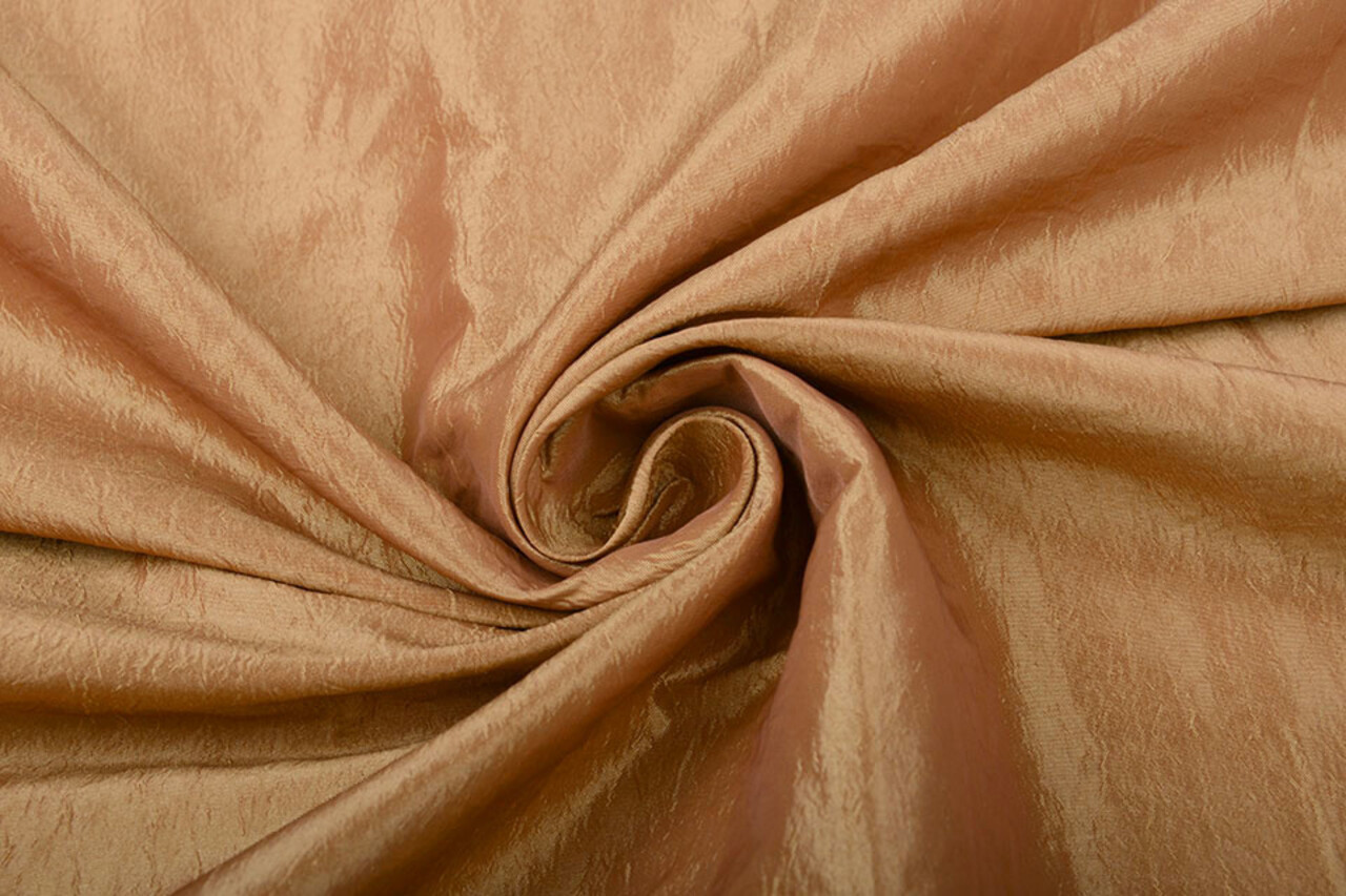 Crinkle Taft Orange-gold
