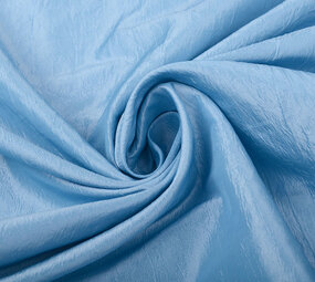 Crinkle TaftStoff Baby Blau