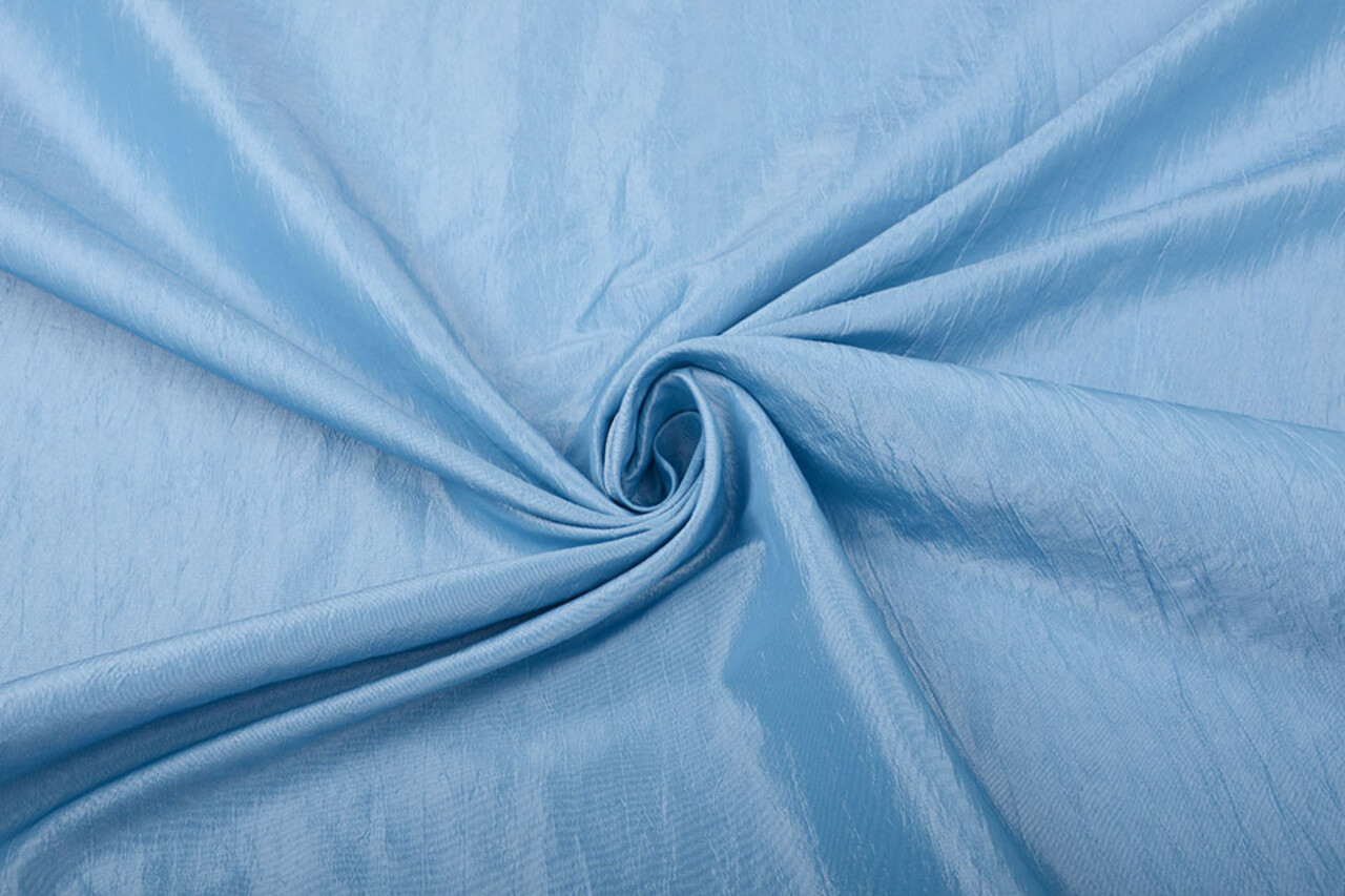 Crinkle Taft Baby blauw Crinkle Taft Baby blauw