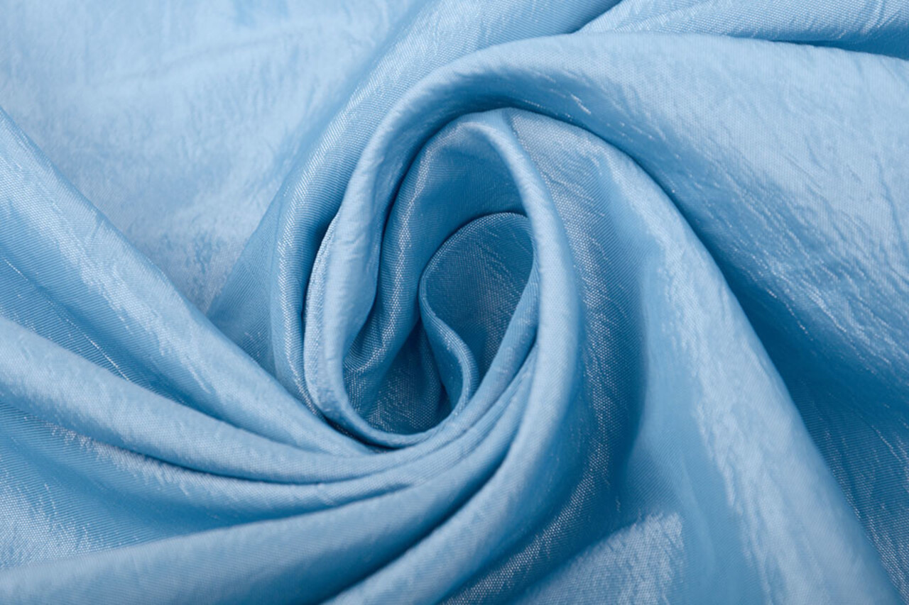 Crinkle Taft Baby blauw Crinkle Taft Baby blauw