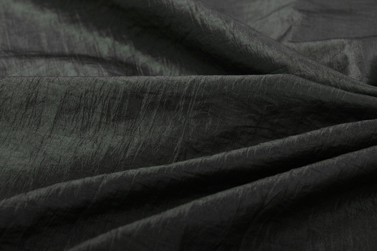 Crinkle TaftStoff Dunkel armee