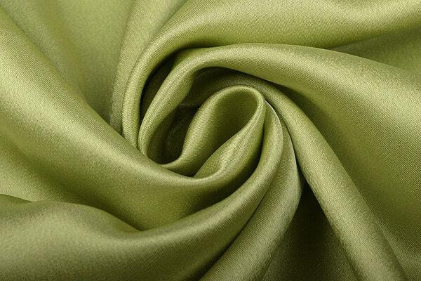 Crêpe Satijn Licht Mosgroen
