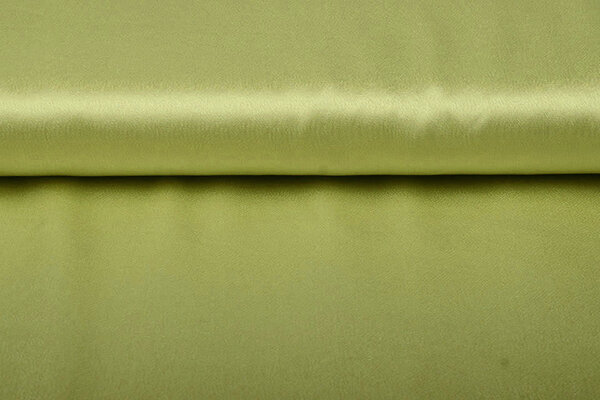 Crêpe Satijn Licht Mosgroen