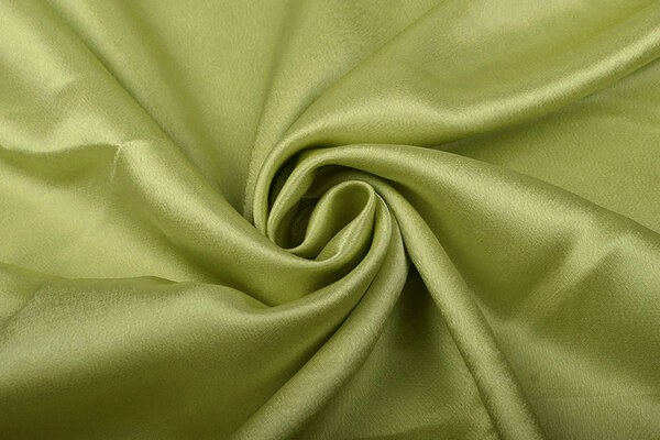 Crêpe Satijn Licht Mosgroen