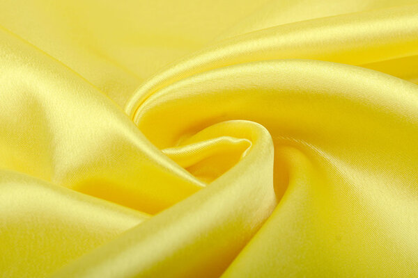 Crêpe Satijn Citroen Geel