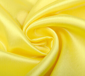 Crêpe Satin Citron Yellow