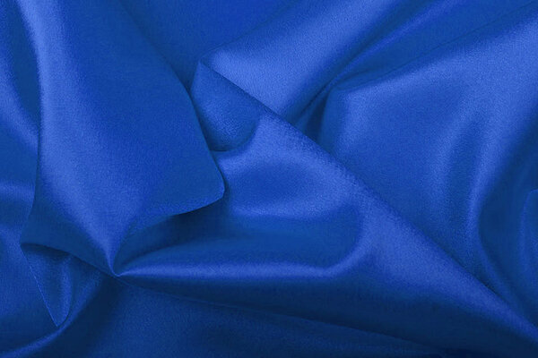 Crêpe Satijn Kobaltblauw Crêpe Satijn Kobaltblauw