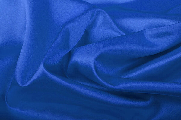 Crêpe Satijn Kobaltblauw Crêpe Satijn Kobaltblauw
