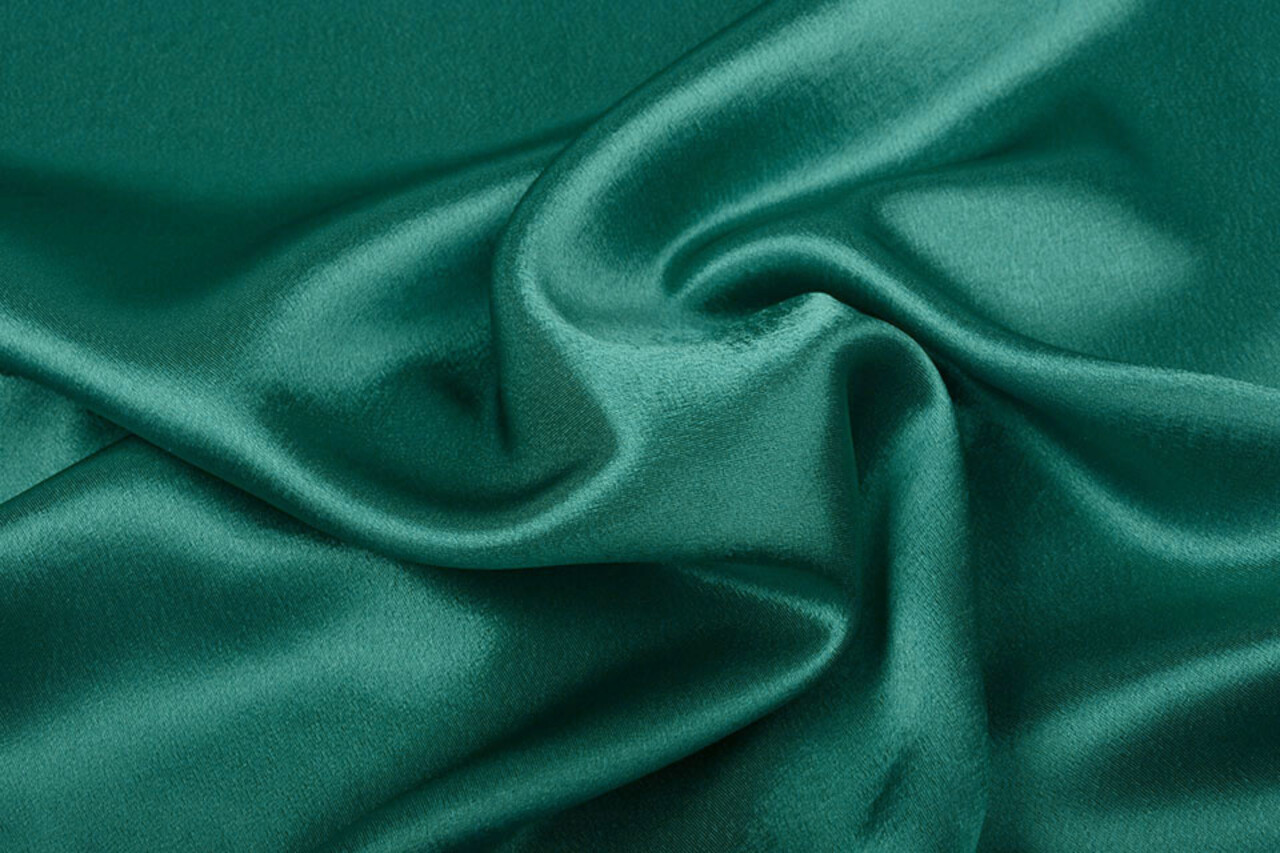 Crêpe Satin meergrün Crêpe Satin meergrün