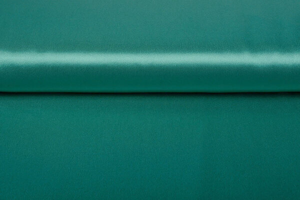 Crêpe Satijn Zeegroen