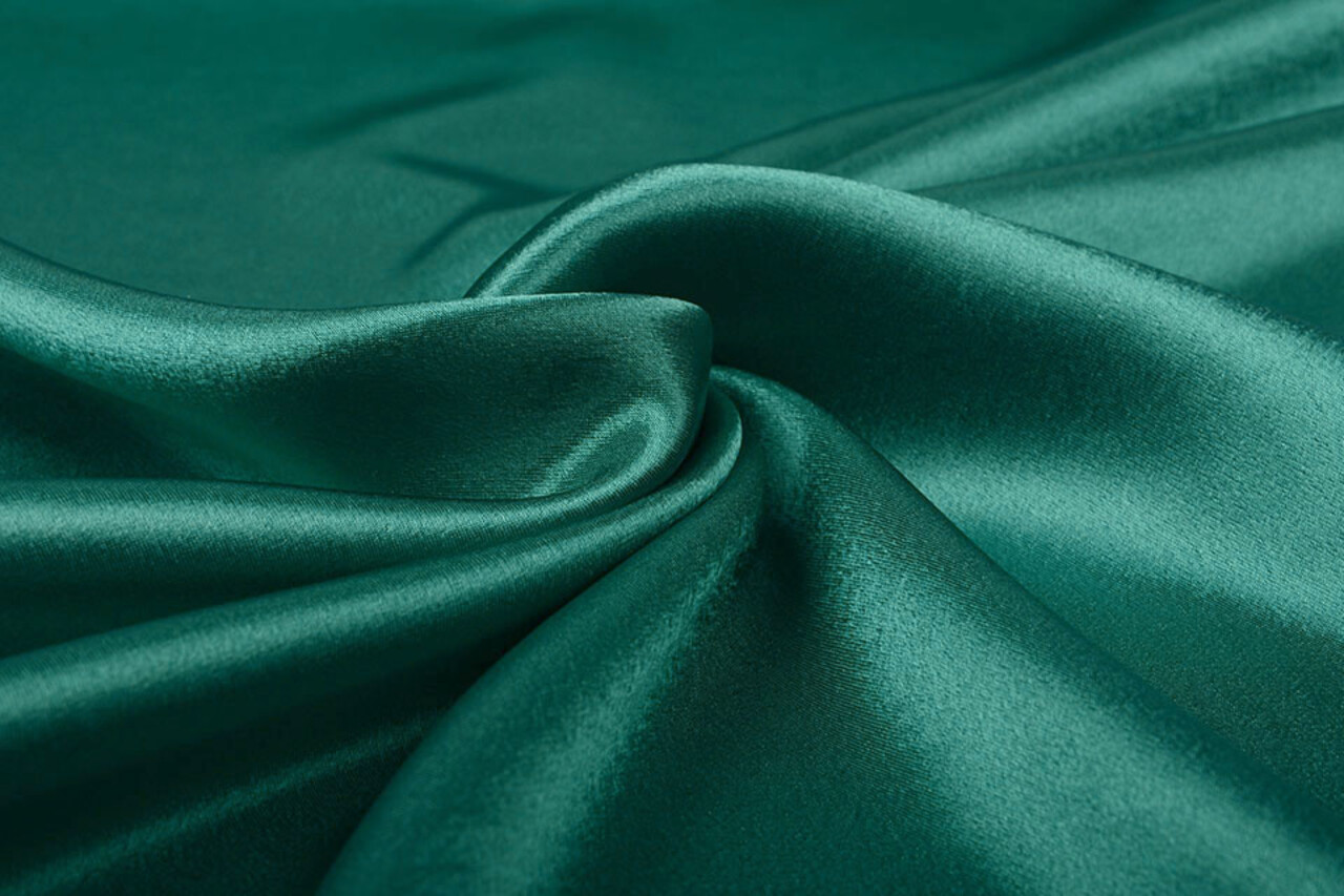 Crêpe Satin meergrün Crêpe Satin meergrün
